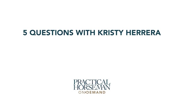 5 Questions | Kristy Herrera