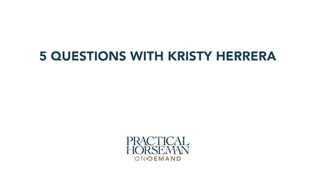 5 Questions | Kristy Herrera