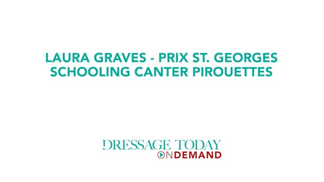 Prix St. Georges - Schooling Canter P...