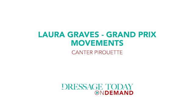 Grand Prix Movements Canter Pirouette