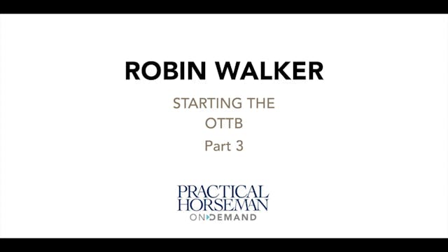 Starting the OTTB - Part 3