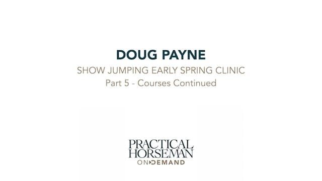 Show Jumping Early Spring Clinic - Pa...