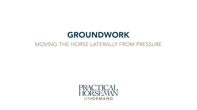 Groundwork - Moving the Horse Lateral...