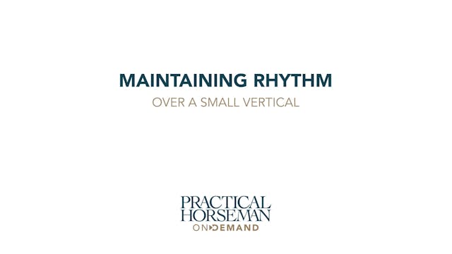 Maintaining Rhythm | Over a Small Ver...