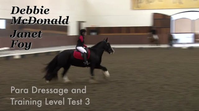 Para Dressage and Training Level Test...