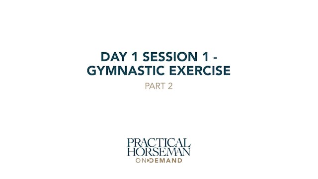 Day 1 Session 1 - Gymnastic Exercise ...