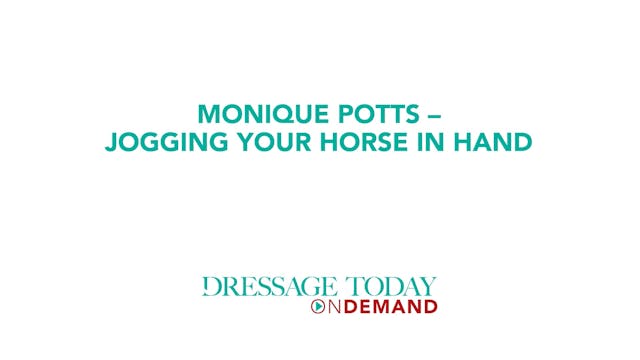 Jogging Your Horse in Hand | Monique ...