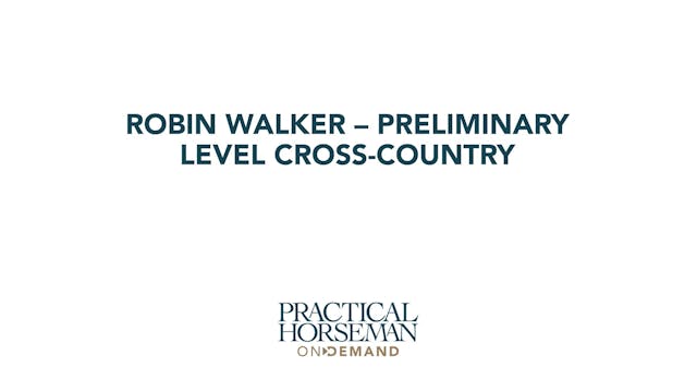 Robin Walker – Preliminary Level Cros...