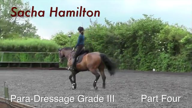 Para-Dressage Grade III | Sacha Hamil...