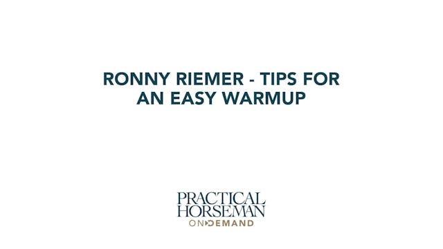 Tips for an Easy Warmup