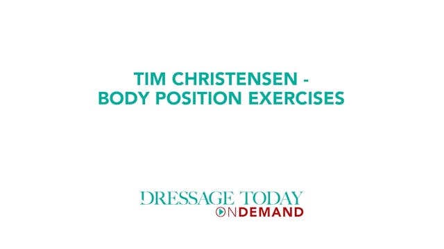 Body Position Exercises | Tim Christe...