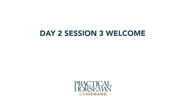 Day 2 Session 3 Welcome | Anne Kursinski