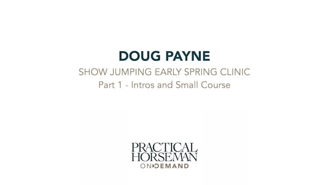 Show Jumping Early Spring Clinic - Pa...