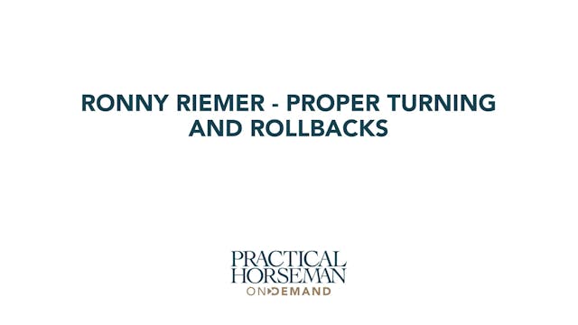 Proper Turning and Rollback | Ronny R...