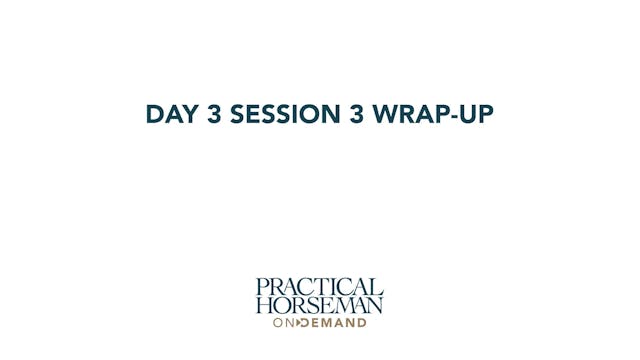 Day 3 Session 3 - Clinic Wrap-up | An...