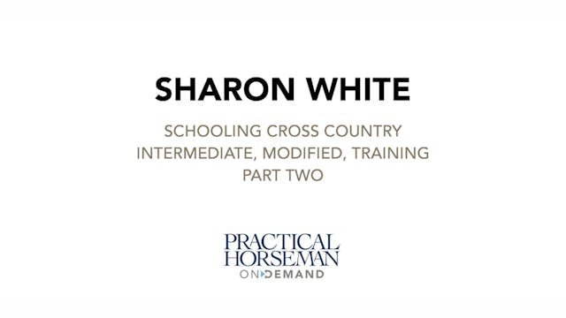 Sharon White—Part 2: Cross-Country Tr...