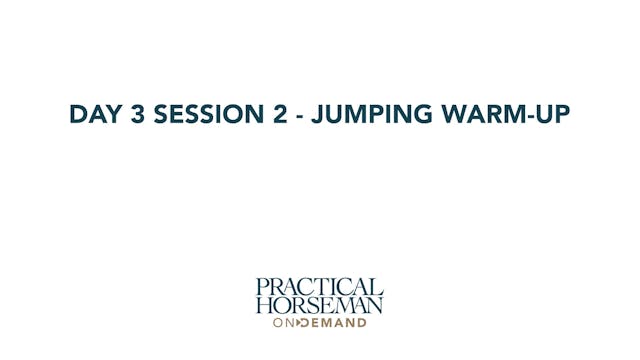 Day 3 Session 2 - Jumping | Anne Kurs...