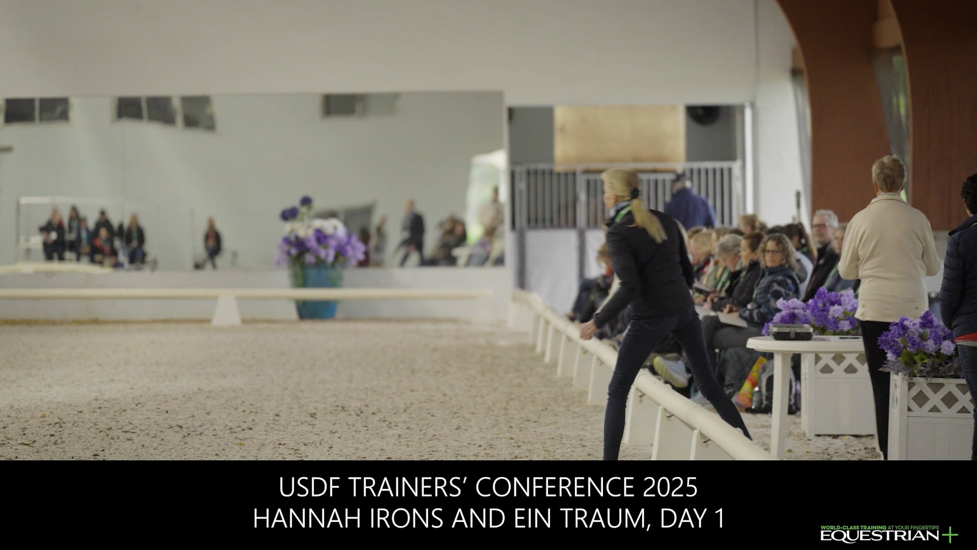 2025 USDF FEI-Level Trainers Conference | Hannah Irons and Ein Traum Day 1