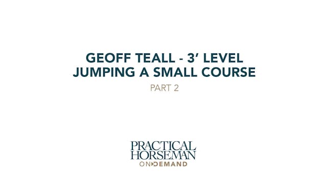 Geoff Teall – 3’ Group – Jumping a Sm...