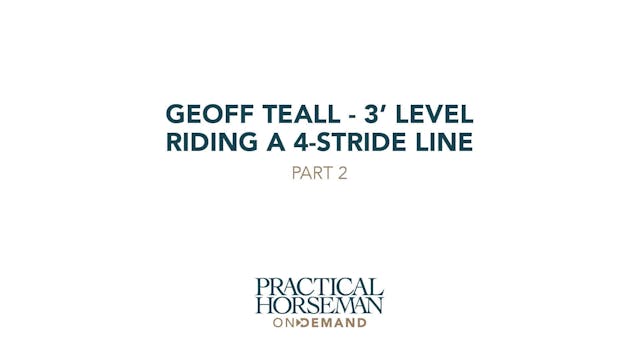 Geoff-Teall – 3’ Level – Riding a 4-S...