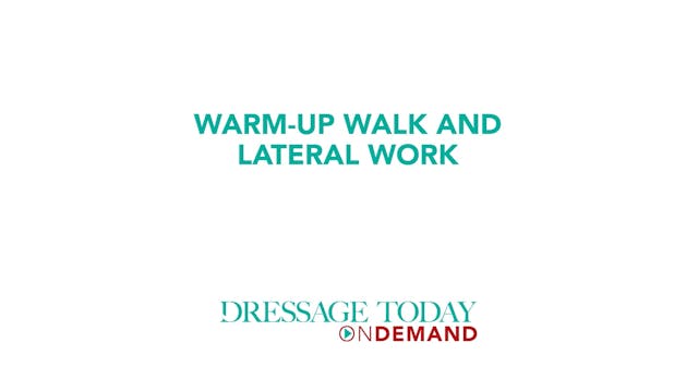 Warm-up Walk and Lateral Work | Ashle...