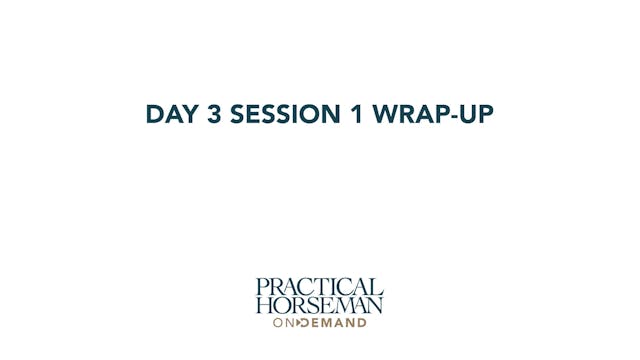 Day 3 Session 1 - Clinic Wrap-up