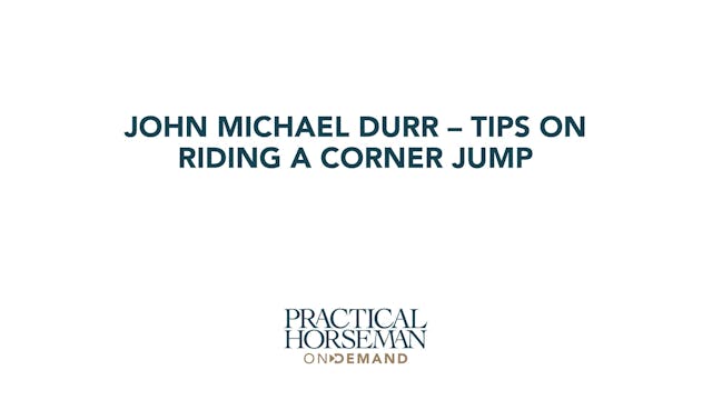 Tips on Riding a Corner Jump