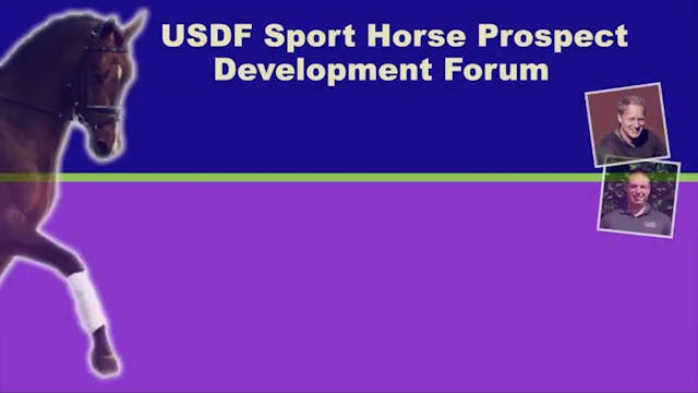 USDF Sport Horse Prospect Development...