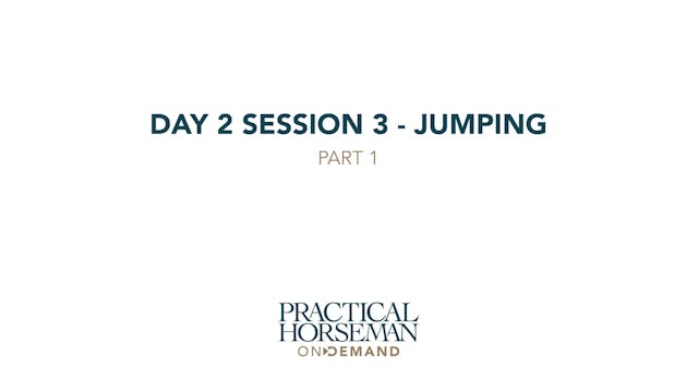 Day 2 Session 3 - Jumping - Part 1