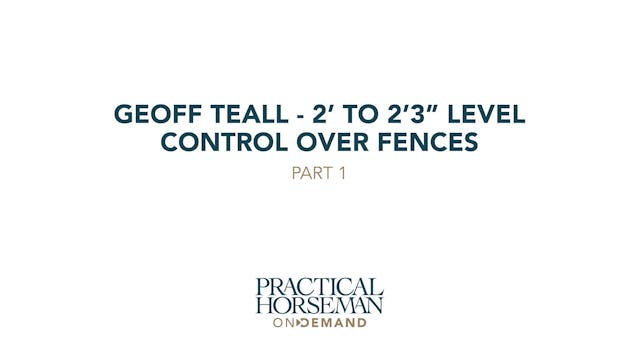 2’ to 2’3” Level – Control Over Fence...