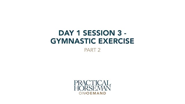 Day 1 Session 3 - Gymnastic Exercise ...