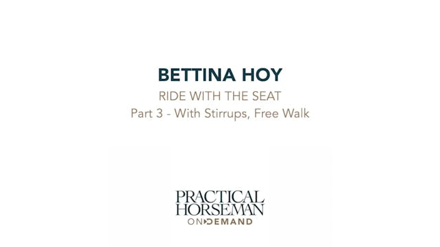 Ride with the Seat | Bettina Hoy | PA...