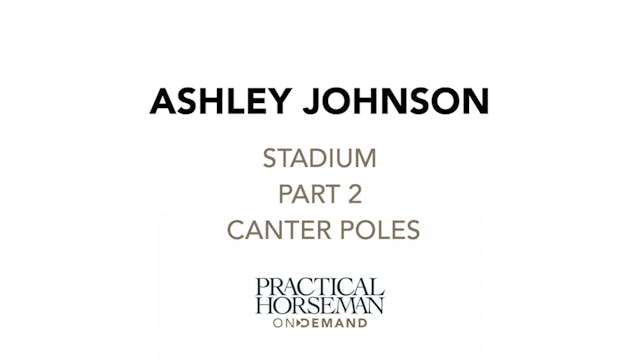 Stadium Jumping – Canter Poles | Ashl...