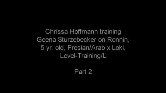 Chrissa Hoffmann Training Geena Sturz...