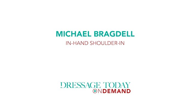 In-Hand Shoulder-In | Michael Bragdell