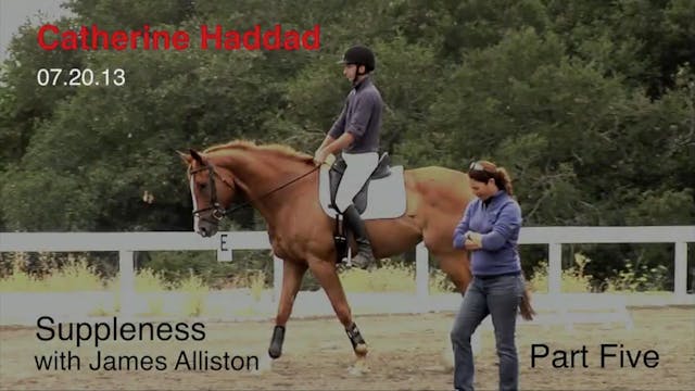 Catherine Haddad works on suppleness ...