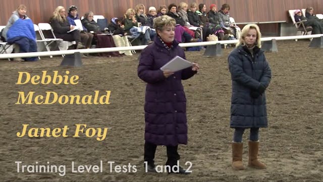 Training Level Tests 1 and 2 | Debbie...