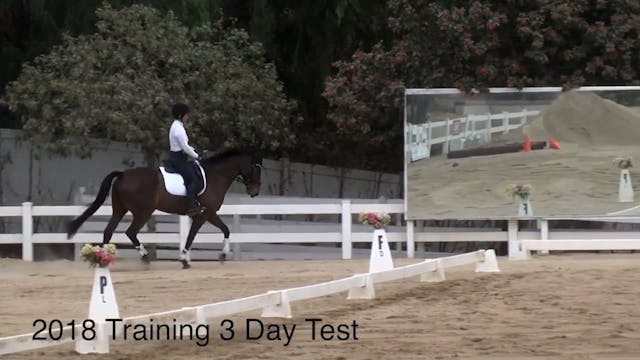 2018 Training Level Dressage Test - J...