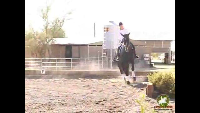 Axel Steiner helps this rider run thr...