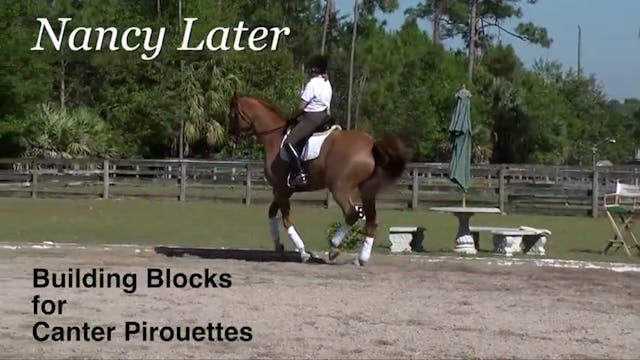 Building Blocks for Canter Pirouettes...