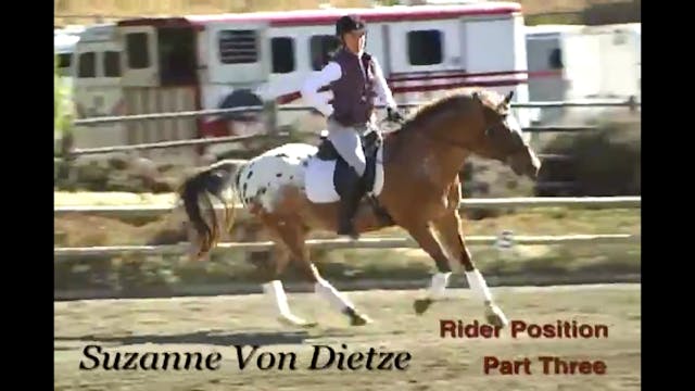 Rider Position with Susanne von Dietze