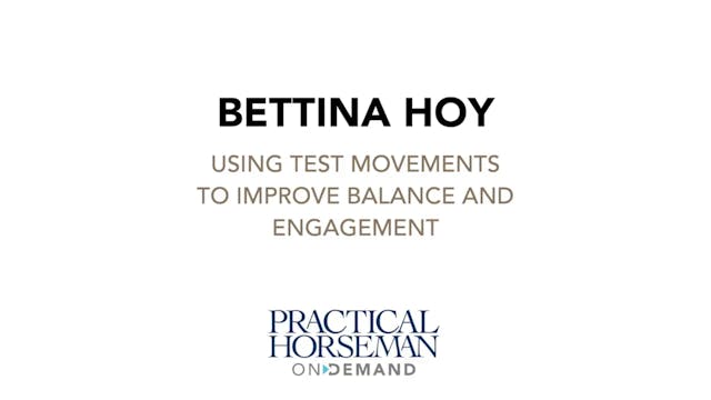 Trailer—Bettina Hoy—Improving Balance...