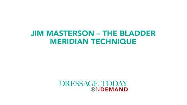 The Bladder Meridian Technique