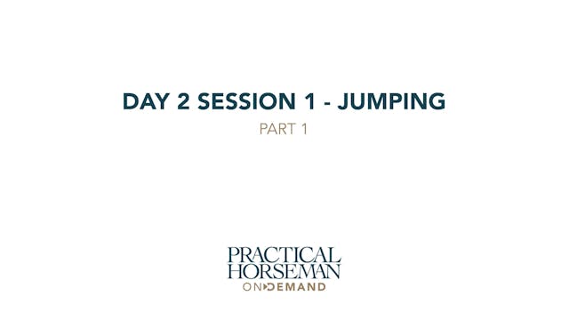 Day 2 Session 1 - Jumping - Part 1