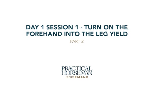 Day 1 Session 1 - Turn on the Forehan...