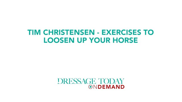 Exercises to Loosen Your Horse Up