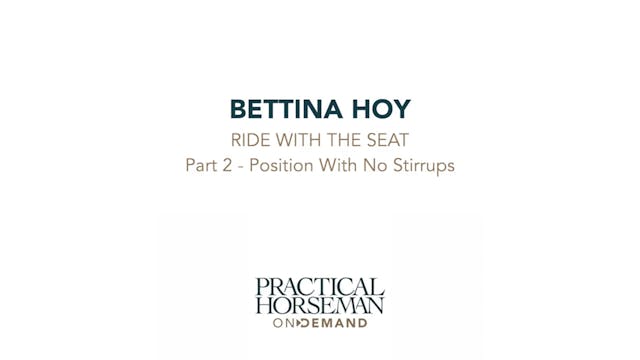 Ride with the Seat | Bettina Hoy | PA...