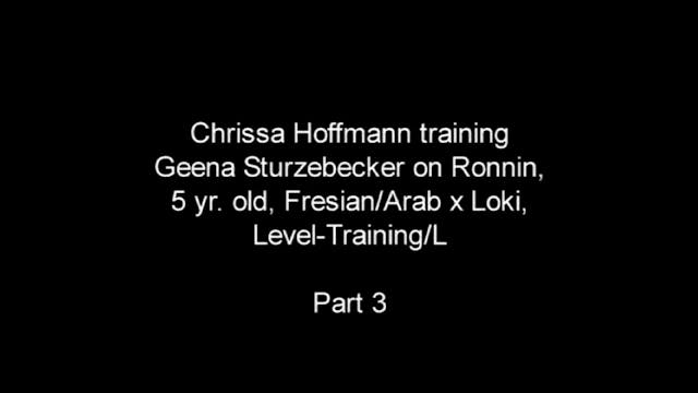 Chrissa Hoffmann Training Geena Sturz...