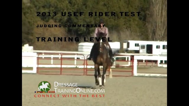 Training Level Rider Test 1 | Janet Foy