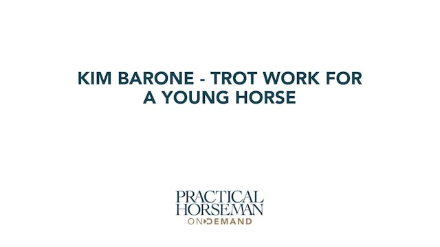 Trot Work for a Young Horse